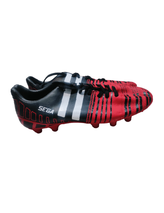 Sega Super Outdoor Football Shoes (Black Red)